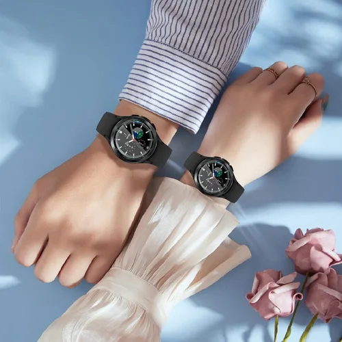 Miniatura 7 de Suoman Paquete de 4 protectores de pantalla de vidrio templado para Samsung Galaxy Watch 4 Classic de 1.81 pulgadas (1.811 in) para Galaxy Watch 4