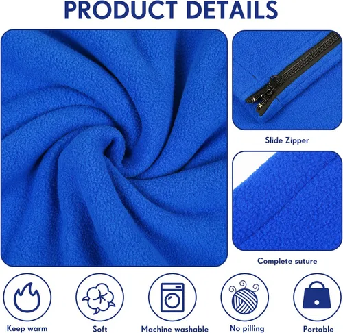 Miniatura 3 de Mixweer 3 piezas de forro polar para saco de dormir para adultos, clima cálido o frío, 75 pulgadas, añade 12 grados Fahrenheit más calor, forro
