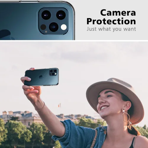 Miniatura 4 de Funda transparente para iPhone 12 Pro Max, ultrafina, flexible, resistente a los arañazos, gel de TPU de goma suave de silicona protectora