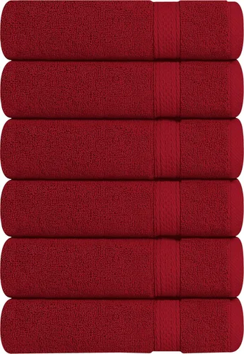 Miniatura 36 de Utopia Towels- Paquete de 6 toallas de mano prémium, 100% algodón hilado en anillo, ultrasuaves y altamente absorbentes, 18 oz/m2 (600 g/m2), 16 x