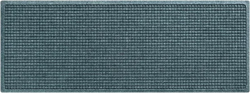 WaterHog Squares - Tapete absorbente para puerta delantera, para interiores y exteriores, con parte trasera de goma antideslizante, atrapador de