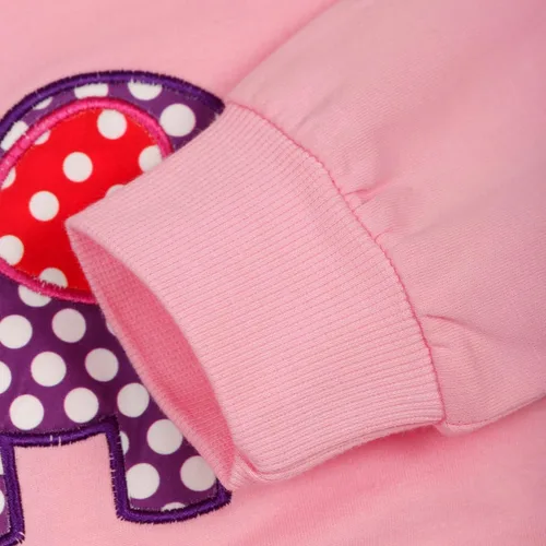 Miniatura 105 de Sudaderas para niñas pequeñas, cuello redondo, sin botones, de manga larga, para invierno, casual, ropa 2T-7T, Dinosaurio