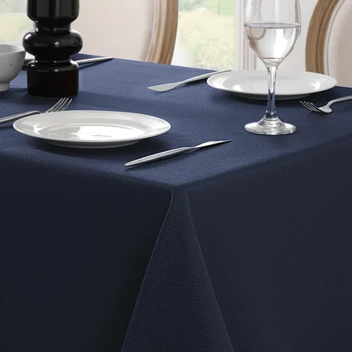 Miniatura 16 de Softalker - Mantel rectangular con textura tejida y patrón jacquard, impermeable, fácil de limpiar, resistente a las manchas y sin arrugas