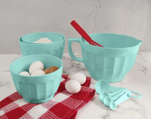 Miniatura 4 de UP ware - Juego de 4 cucharas medidoras de melamina líquida y seca multiusos para el hogar, herramientas esenciales para cocinar y hornear, cucharas