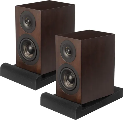 Miniatura 2 de JBER Paquete de 2 almohadillas de aislamiento acústico, almohadillas de espuma de aislamiento de altavoces para monitor de estudio, espuma acústica