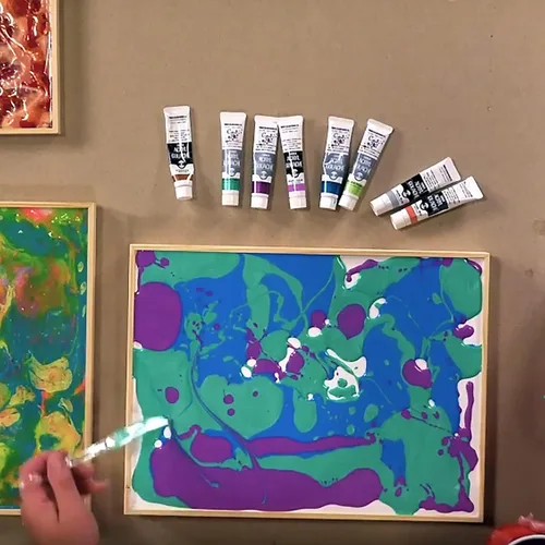 Miniatura 4 de Da Vinci Pro - Paneles multimedia de lienzo líquido para acrílicos fluidos de alto flujo, líquidos de glaseado, medios de vertido, encáusticos