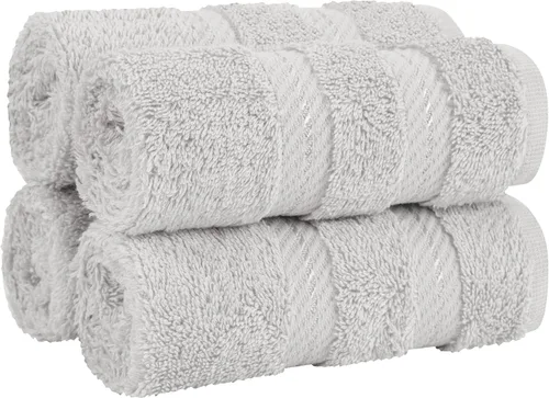 Miniatura 154 de American Soft Linen - Juego de 4 toallas, 100% de algodón turco, 27 x 54 pulgadas, tamaño extragrande, toallas para la ducha, color amarillo