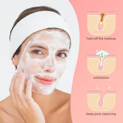 Miniatura 3 de 50 esponjas faciales comprimidas en forma de corazón, esponjas cosméticas 100% naturales para limpieza facial para limpieza facial diaria