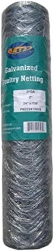 Miniatura 5 de MTB 20GA - Alambre hexagonal galvanizado para aves de corral, 12 pulgadas x 25 pies x 2 pulgadas