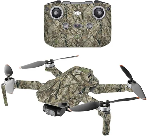 Miniatura 10 de MightySkins Compatible con DJI Mini 2 Dron portátil – Camuflaje rojo Funda protectora de vinilo duradera y única Fácil de aplicar, quitar