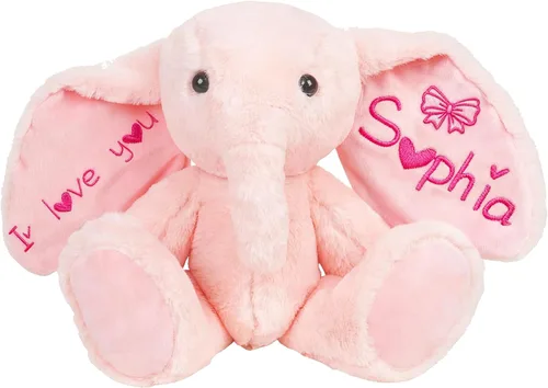 Miniatura 8 de Oso de peluche personalizado con nombre bordado, animales de peluche personalizados para bebés, juguetes de peluche de oso para regalos de niña de 3