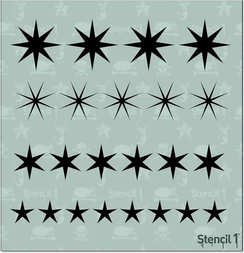 Miniatura 30 de Stencil1 Plantilla pequeña de piel de serpiente de 5.75 x 6 pulgadas – Plantillas reutilizables de calidad duradera para dibujar y pintar