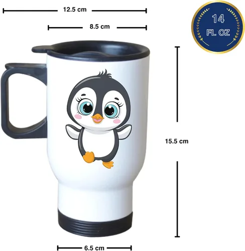 Miniatura 4 de Vaso de viaje personalizado para añadir foto, texto, nombre en la taza personalizada, impresión en ambos lados, aislado personalizado para hombres