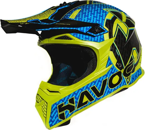 Miniatura 9 de HAX Havoc Fullface - Casco todoterreno para adultos, ATV Motorcross, moto de nieve, ligero, duradero y certificado por DOT para seguridad