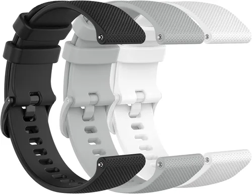 TenCloud Correas compatibles con Fitpolo IDW13 Smart Watch para hombres y mujeres, correa deportiva de silicona suave de repuesto diseñada para