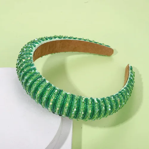 Miniatura 20 de Diadema con cuentas de poni, diadema de Raninbow, cinco de mayo, cinco de mayo, disfraz de fiesta, accesorio para el cabello, con cuentas de arco