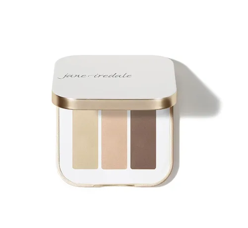 Miniatura 14 de Sombra de ojos PurePressed triple de jane iredale, color mineral altamente pigmentado, fórmula de larga duración y resistente a arrugas, segura