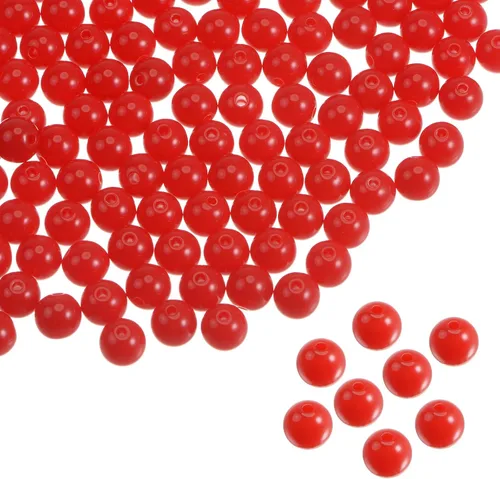 Miniatura 10 de HARFINGTON 1700 cuentas redondas acrílicas de 0.315 pulgadas (0.315 in), cuentas sueltas de burbujas para manualidades, colores dulces surtidos