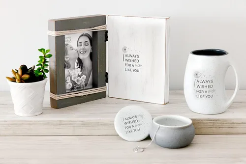 Miniatura 7 de Pavilion Gift Company - Taza de café grande de 16 onzas con texto en inglés "I Always Wished For A Mom Like You" - Ideas de regalo para el día