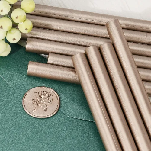 Miniatura 3 de 20 unidades de cera de sellado estándar para pistola de pegamento, palitos de cera de sellado, ideales para invitaciones de boda, cartas, sobres