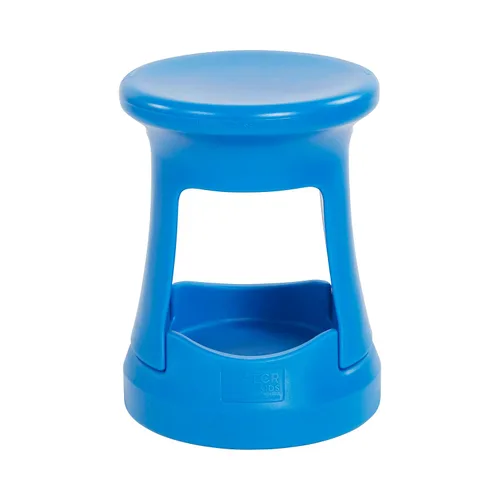Miniatura 20 de ECR4Kids Taburete tambaleante de almacenamiento activo, altura del asiento de 18 pulgadas, muebles para niños, color negro