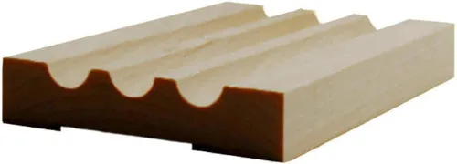 Miniatura 4 de EWCA46 Estriado 3-1/2" Ancho x 3/4" Carcasa Sin Terminar, Cereza, 42