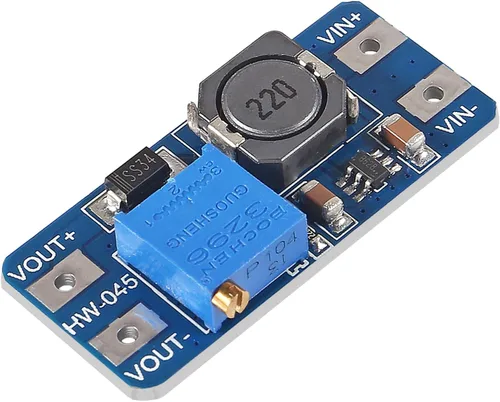 Miniatura 5 de AITRIP 10 piezas MT3608 DC-DC convertidor de impulso 2A módulo ajustable de aumento de voltaje regulador de voltaje de entrada 2V-24V a 5V-28V