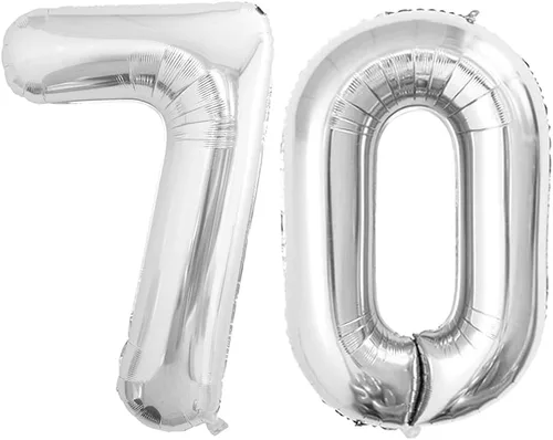 Miniatura 13 de Goer, conjunto de globos de papel aluminio para decoraciones de cumpleaños, globos de las letras de feliz cumpleaños y de números Oro