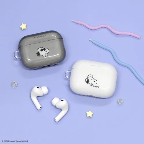 Miniatura 6 de Gourmandies Peanuts Snoopy AirPods Pro 3 - Funda suave compatible con Joe Cool SNGG-205B