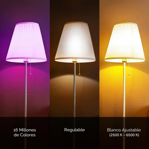 Miniatura 6 de Kasa Smart - Bombillas inteligentes de color completo, bombillas WiFi inteligentes regulables con cambio de color total compatibles con Alexa