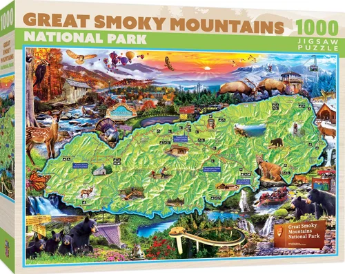 Miniatura 17 de MasterPieces National Parks Maps - Rompecabezas de 1000 piezas para adultos, familia o jóvenes - Parques Nacionales de Estados Unidos por Anderson