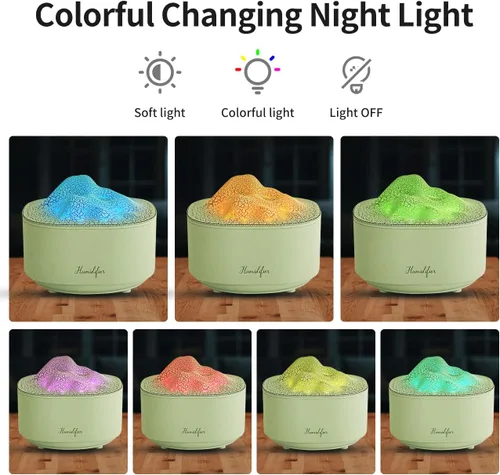 Miniatura 4 de Humidificador portátil de 50.7 fl oz de niebla fría, humidificador de escritorio personal USB para sala de oficina, dormitorio, llenado superior, 7