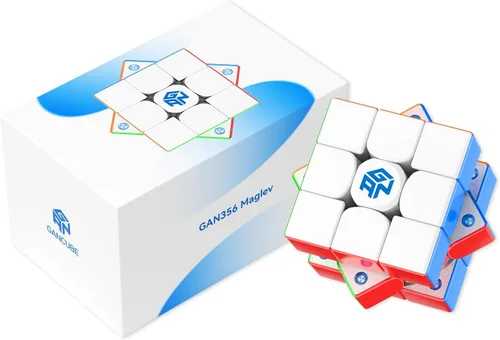 Miniatura 10 de CuberShop GAN 356 M 3x3 Cubo magnético de velocidad lite, Gans 3X3 cubo magnético sin calcomanías, rendimiento suave y rápido de 3 por 3 lite