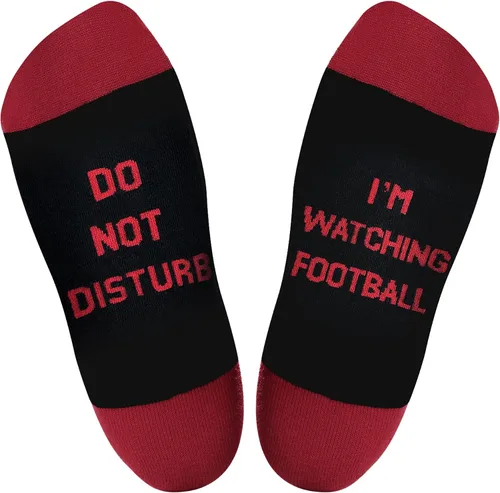 Miniatura 105 de AGRIMONY Calcetines divertidos con texto en inglés «Do Not Disturb Gaming» para hombres, mujeres, adolescentes, niños, Pascua, padres, cumpleaños