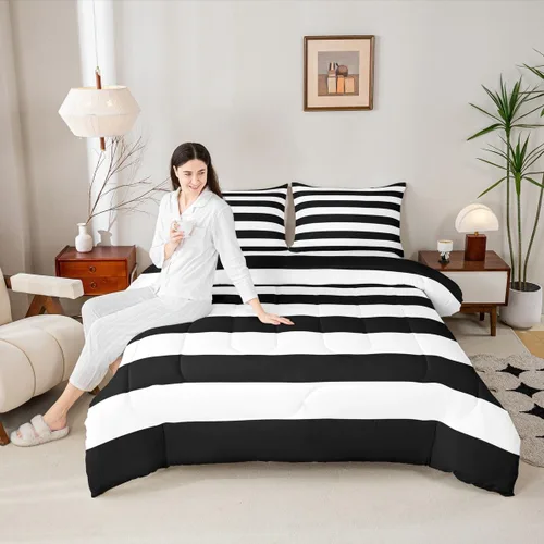 Miniatura 20 de Juego de edredón bohemio para niños, tamaño individual, juego de ropa de cama geométrica de hojas de sol, luna y plantas, decoración de habitación