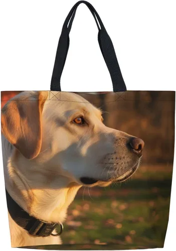 Miniatura 30 de Famame Canvas Tote Bag Large Women Casual Shoulder Bag Handbag Reusable Multipurpose Shopping Grocery Bag