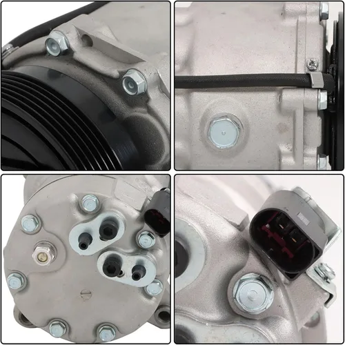 Miniatura 5 de GXYWADY Compresor A/C con embrague Reemplazo para TT 2000-2006 Reemplazo para Jetta Golf Beetle 2001-2005