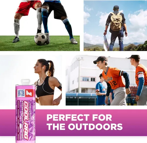 Miniatura 3 de Cool RAG - Toalla de enfriamiento extremo para aliviar el calor, toalla de enfriamiento de PVA para entrenamiento, gimnasio, correr y para otros