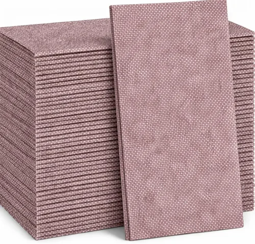 Miniatura 12 de Toallas desechables hechas en Italia para invitados con tacto de lino, servilletas de baño de alta calidad, suaves y absorbentes, elegantes