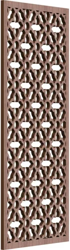 Miniatura 41 de Madison Paneles de pared decorativos de madera con calado, 9 3/8 pulgadas de ancho x 24 3/8 pulgadas de alto x 3/8 de alto, roble rojo rojo (Red Oak)