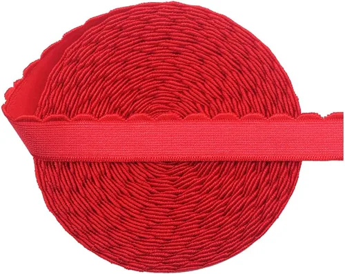 Miniatura 12 de Bristlegrass Banda elástica, elástica ancha para coser, correa elástica de 1/2 pulgada, 2 yardas, topacio azul, plegable, con lazo elástico