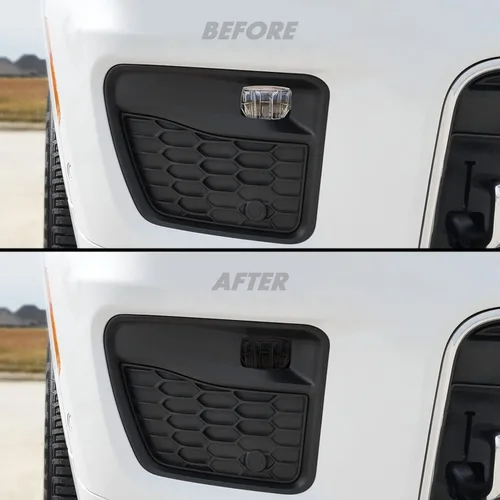 Miniatura 7 de SlickMod Tinte de humo de vinilo precortado para faros Jeep Grand Cherokee 2022-2023 (20% humo oscuro, 1. faro)
