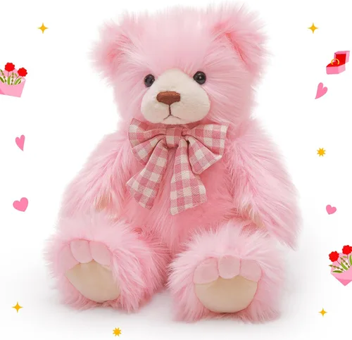 Miniatura 15 de MorisMos Oso de Peluche Relleno, Pequeño Oso de Peluche de 14'' Juguete de Peluche Regalo para Niño Niña Bebé Adolescente Adulto, Tierno Juguete