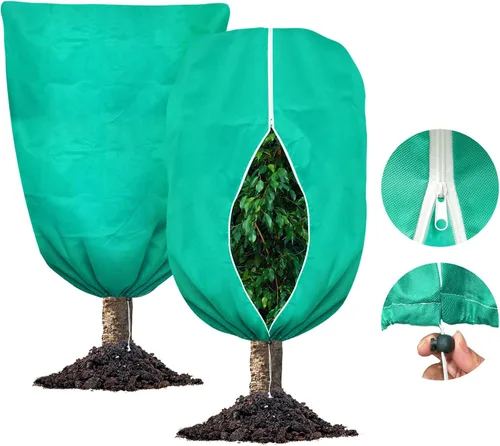 Miniatura 8 de Cubiertas para Plantas con Protección contra Heladas, Paquete de 2, Cubierta Rectangular para Cama de Jardín Elevada de 4.1 x 2 x 1.6 pies