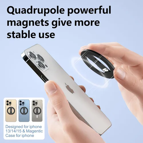 Miniatura 2 de ZXM Soporte Magnético para Teléfono con Kickstand para Magsafe, Accesorio de Soporte para Teléfono, Soporte Magsafe X1 para iPhone 17 16 15 14 Air