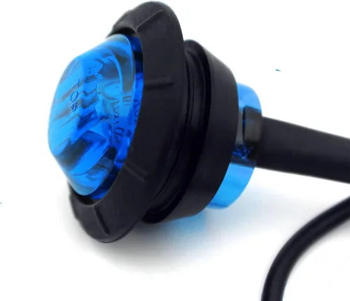 Miniatura 4 de KEING Paquete de 10 luces LED impermeables para barcos marinos, iluminación subacuática, luces interiores LED de utilidad, luces de navegación, Azul