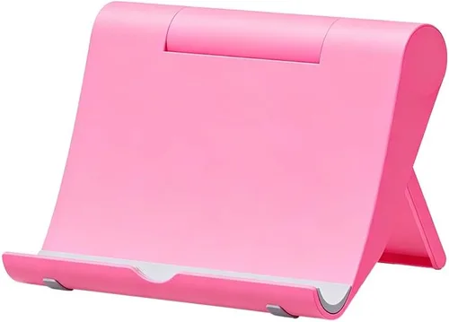 Miniatura 15 de Soporte para tableta, soporte plegable ajustable para teléfono celular, compatible con la mayoría de iPad y teléfonos inteligentes, accesorio