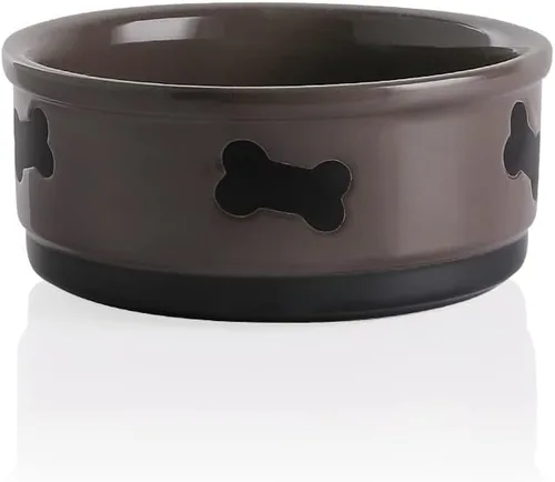 Miniatura 18 de Sweejar Cuencos de Cerámica para Perros, Plato de Comida para Perros Pequeños y Gatos, Cuenco de Porcelana Resistente para Mascotas para Comida