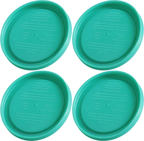 Miniatura 2 de Pyrex 7202-PC tapa de reemplazo para almacenamiento de alimentos de 1 taza verde (paquete de 4) - Fabricado en EE. UU
