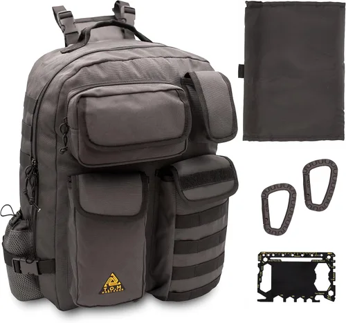 T.O.M HORIZONS Bolsa de pañales para papá; sistema de cambio de pañales con una sola mano. Cambiador de pañales y mucho más incluido